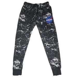 Navy Yard NASA Marble Print Jogger Sweatpants Size M